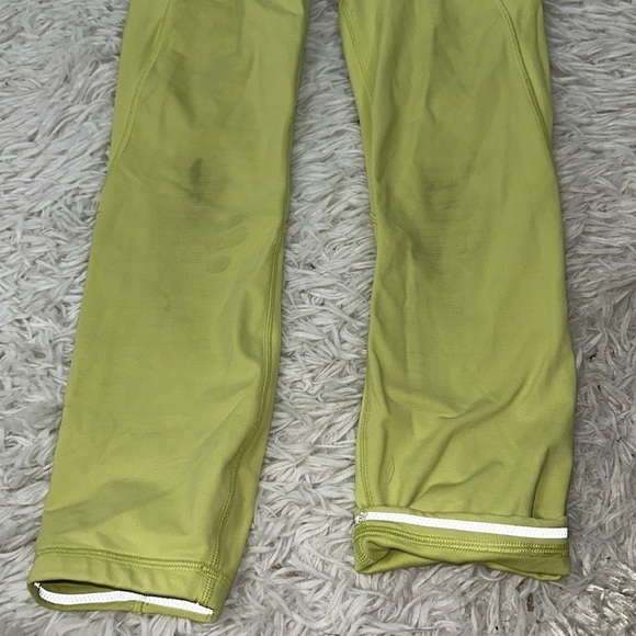 Lululemon Time To Sweat Crop 23" Lemon Vibe - Picture 2 of 6